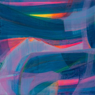 Big Bold Decisions, 2020 (acrílico sobre tela) de Faye Bridgwater