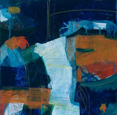 O Caminho do Giz, 2018 (acrílico sobre tela) de Faye Bridgwater