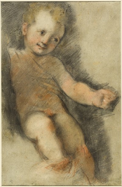 Menino Jesus: Estudo para a Madonna di San Giovanni de Federico Barocci
