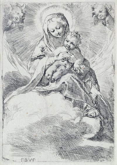 A Virgem nas Nuvens de Federico Barocci