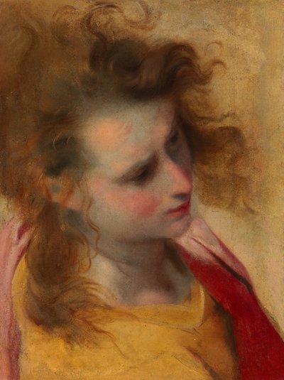 Estudo de cabeça de São João Evangelista de Federico Barocci