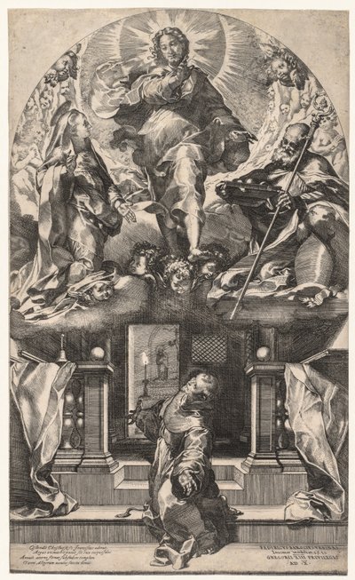 A visão de São Francisco, 1581. de Federico Barocci