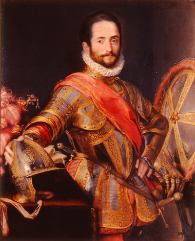 Um retrato de Francesco Maria della Rovere (óleo sobre tela) de Federico Fiori (studio of) Barocci or Baroccio