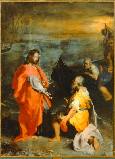 Cristo e os pescadores de Federico Fiori Barocci or Baroccio
