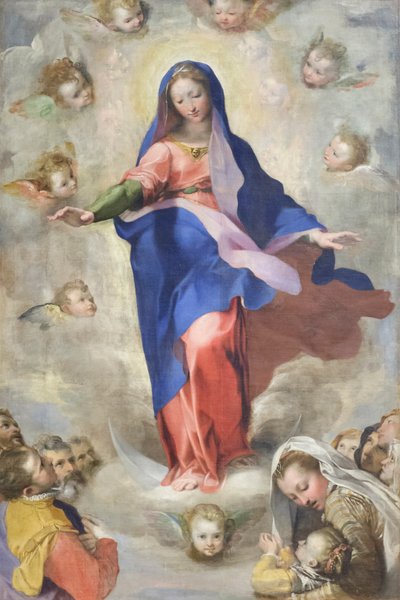 Imaculada Conceição, c.1575 (óleo sobre tela) de Federico Fiori Barocci or Baroccio