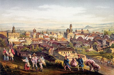 Trinidad, Cuba, 1840 de Federico Mialhe