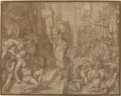 Disputa de Santa Catarina de Alexandria de Federico Zuccaro