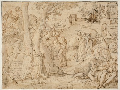 O Jardim da Penitência de Federico Zuccaro