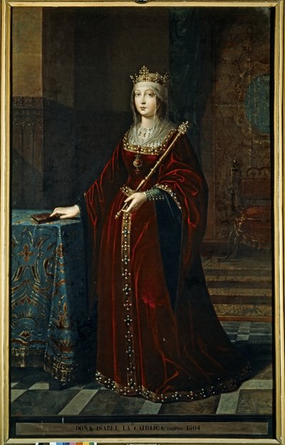 ISABEL I "La Catolica" (1451-1504). de Federico de Madrazo y Kuntz