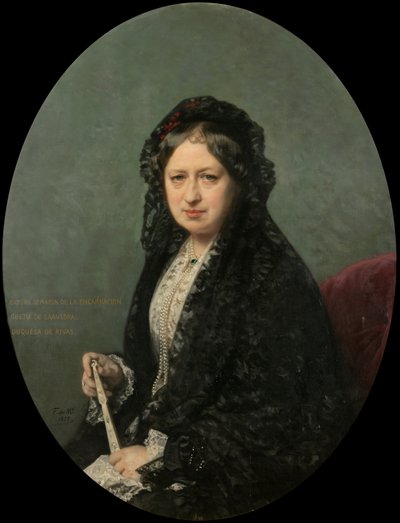María Encarnación Cueto de Saavedra, duquesa de Rivas de Federico de Madrazo y Kuntz