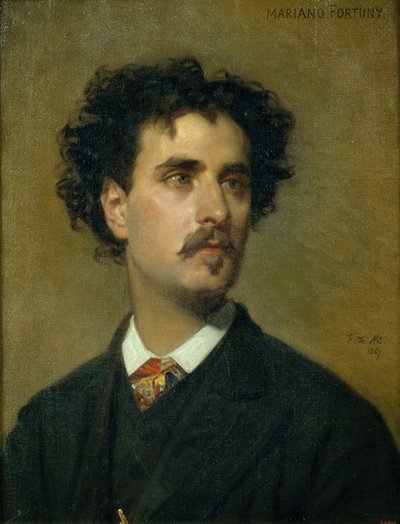 Retrato de Marià Fortuny de Federico de Madrazo y Kuntz