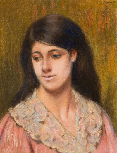 Cabeça de mulher de Federigo Zandomeneghi