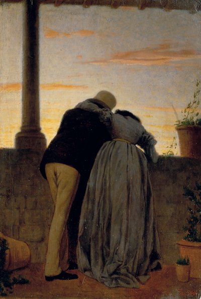 Os amantes de Federigo Zandomeneghi