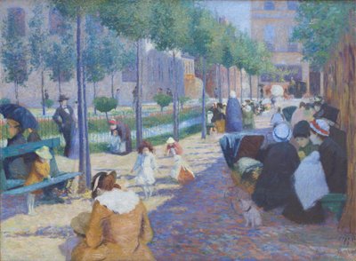 Vista da Praça de Antuérpia em Paris de Federigo Zandomeneghi