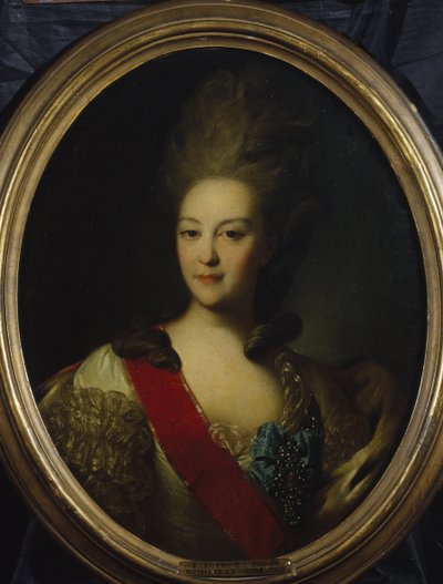 Retrato da condessa Ekaterina Nikolayevna Orlova 1758-1781, c. 1779 de Fedor Stepanovich Rokotov