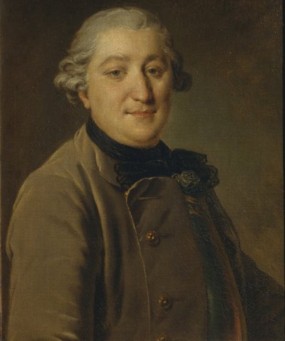 Retrato do conde Ivan Grigoryevich Orlov 1738-1791, entre 1762 e 1765 de Fedor Stepanovich Rokotov