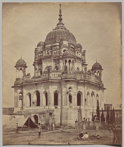 A Tumba de Saadat Ali no Palácio Kaiserbagh de Felice A. Beato