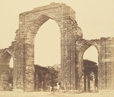 Arco em Kootub de Felice Beato