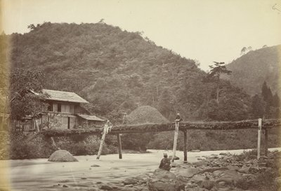Ponte em Mayonashi de Felice Beato