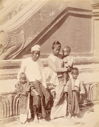 Família birmanesa de Felice Beato