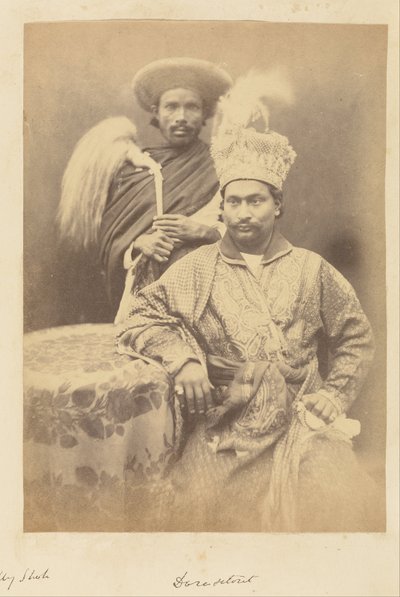 [Doresetoter, filho de Umjud Ally Shah, e o seu servo] de Felice Beato