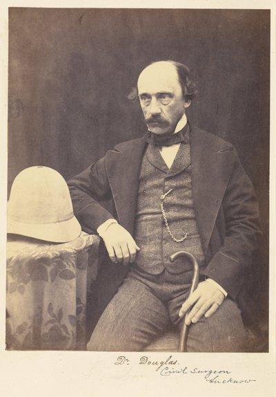 [Dr. Douglas, Cirurgião Civil, Lucknow] de Felice Beato