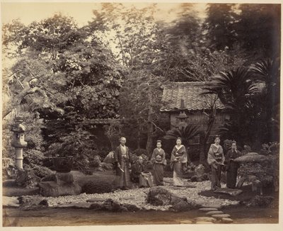 Jardim em Harra de Felice Beato