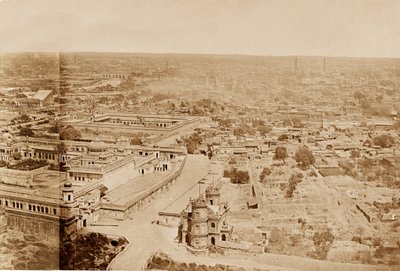 Visão Geral de Husainabad de Felice Beato