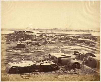 [Interior do Forte Norte mostrando o acampamento chinês]. de Felice Beato