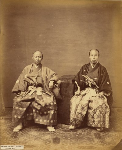 [Autoridades japonesas, Nagasaki] de Felice Beato