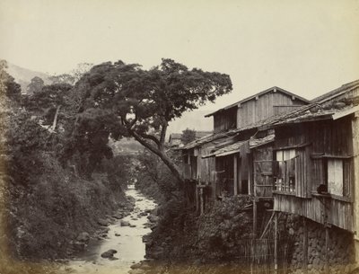 Cidade nativa de Nagasaki de Felice Beato