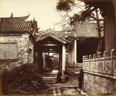 [Templo Nume Hui Kung, Cantão, China]. de Felice Beato