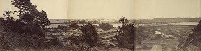 Panorama, Yokohama de Governors Hill de Felice Beato