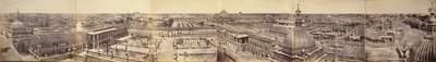 Panorama de Lucknow, retirado do Grande Imambara de Felice Beato