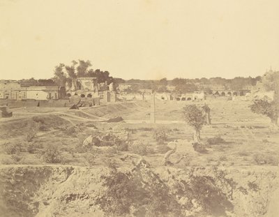 Posição da bateria da alfândega de Felice Beato