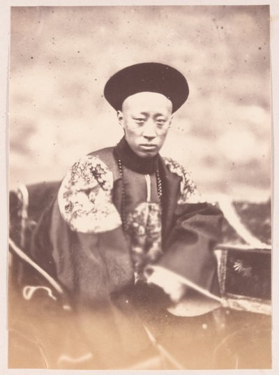 Príncipe Gong Qinwang da China, 1860 de Felice Beato