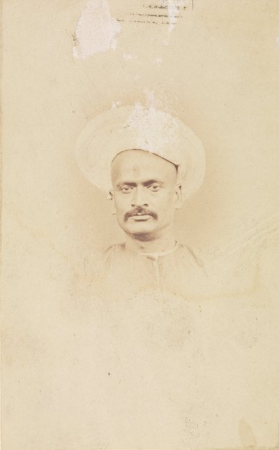Sir Dinkur Rao, Ministro-Chefe do Maharaja de Gwalior de Felice Beato