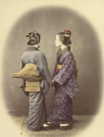 Duas mulheres japonesas de Felice Beato