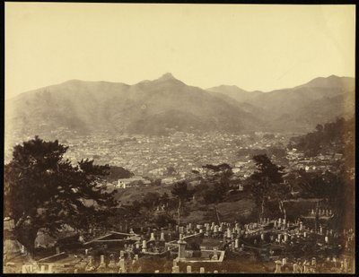Vista de Nagasaki a partir do monte da bateria de Felice Beato