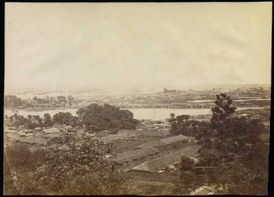 Yokohama a partir da Colina dos Governadores de Felice Beato