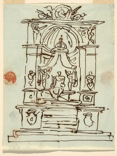 Projeto para um monumento de Felice Giani