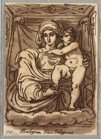 Madonna e criança de Felice Giani
