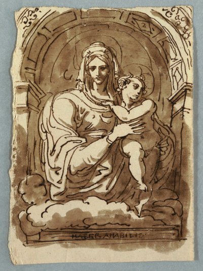 Madonna e criança de Felice Giani