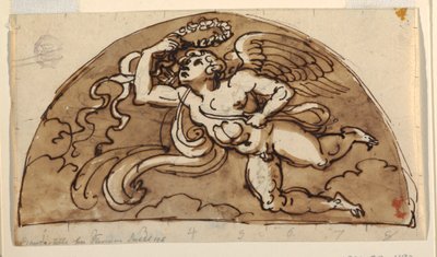 Primavera, Lunette para Teto, Sala Octogonal, Palazzo Milzetti, Faenza de Felice Giani