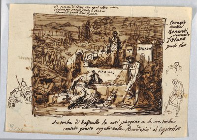 O luto das artes no túmulo de Rafael de Felice Giani