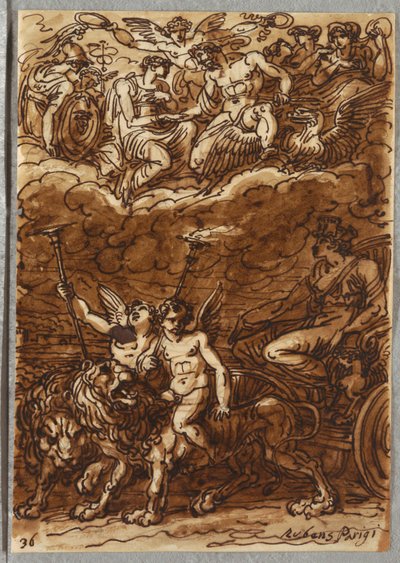 O casamento de Henrique IV de Felice Giani