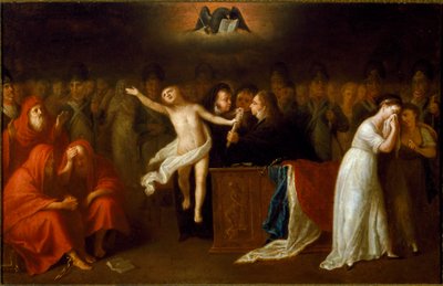 Com a promulgação do Código Civil ou Código de Napoleão Bonaparte (1765-1821) em 21/03/1804 regulamentando as leis entre particulares, as mulheres da direita simbolizam provavelmente a lei que rege o estatuto da mãe na família, inferior para de Felice Guascone