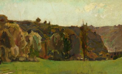 Paisagem nas Ardenas de Félicien Rops