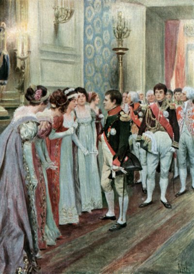Uma recepção no Tuileries de Felicien baron de Myrbach-Rheinfeld