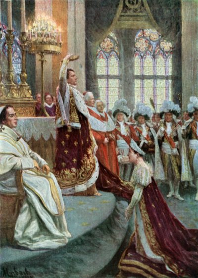 A coroação em Notre Dame de Felicien baron de Myrbach-Rheinfeld